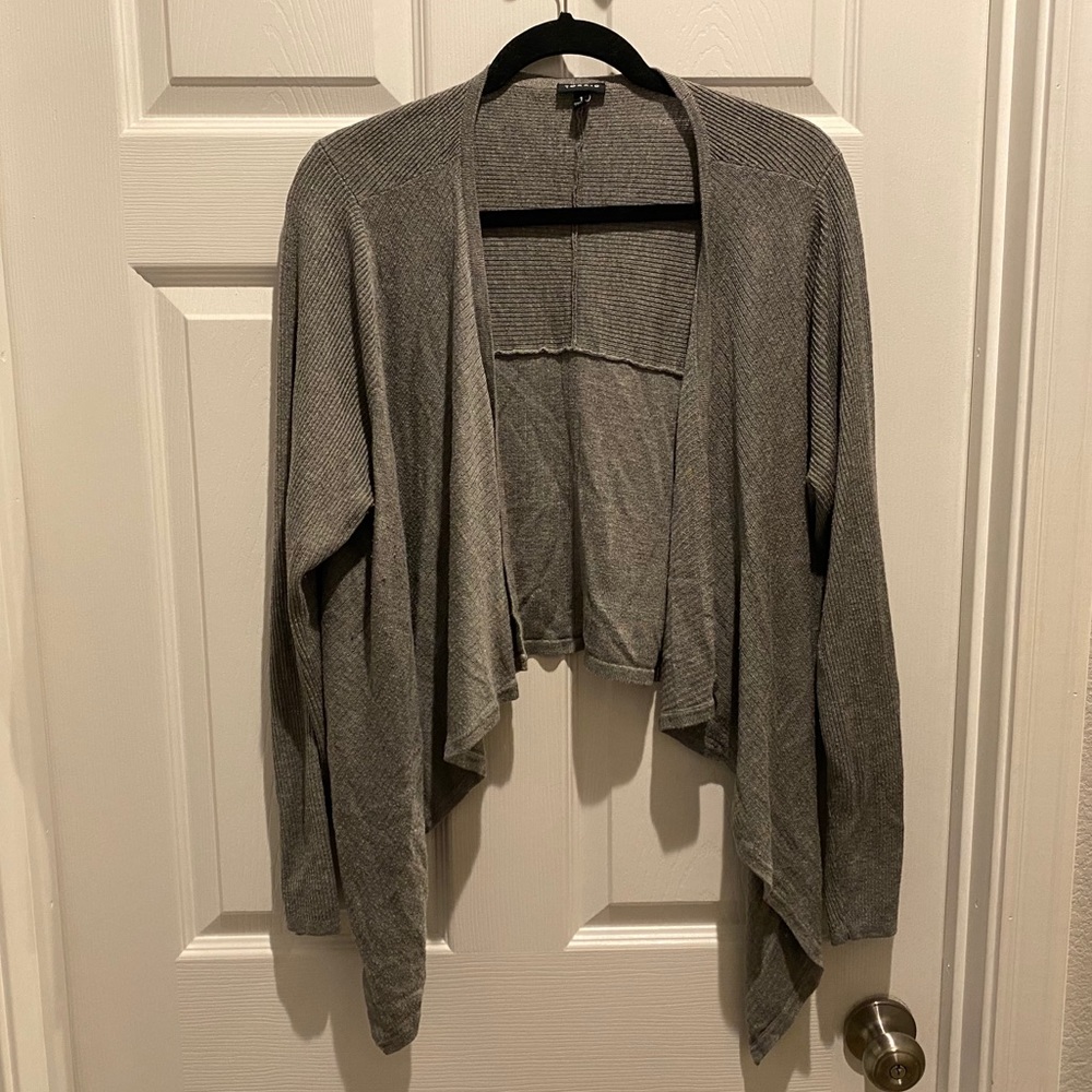 Torrid: gray knit cardigan